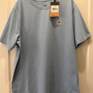 The North Face Heritage Patch Heather Tee - Steel Blue
